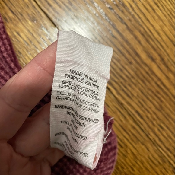 Bagatelle Collection Button Up Thermal Shirt/Jacket Eggplant Size Small - Picture 8 of 8